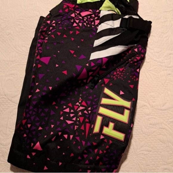 Fly Kinetic women's size 7/8 convertible racing pants, EUC - Picture 12 of 15